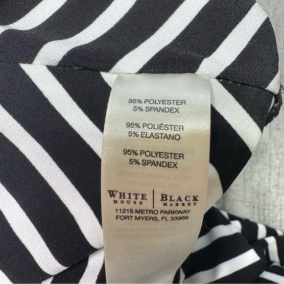 White House Black Market Striped Jersey Maxi Dress XS - Picture 9 of 9